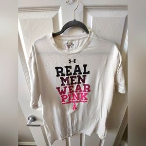 Under Armour Breast Cancer Awareness Pink Ribbon Shirt